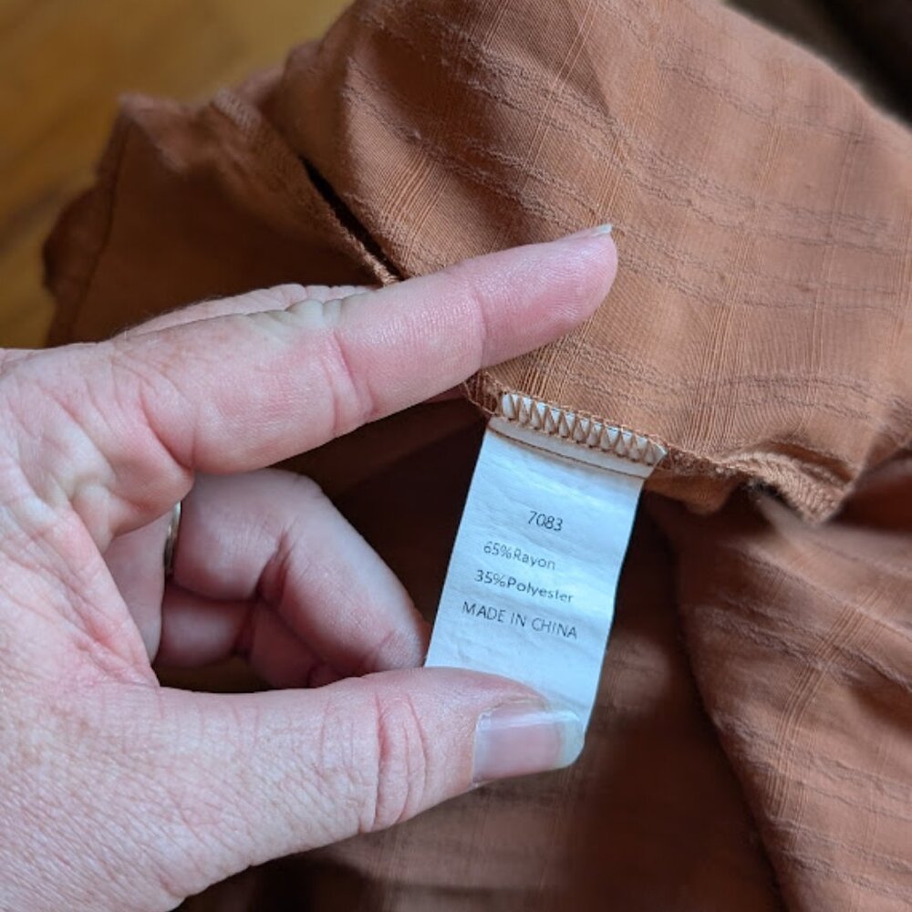 Terra Cotta PrettyGarden Boho Maxi Dress XL - Picture 4 of 4